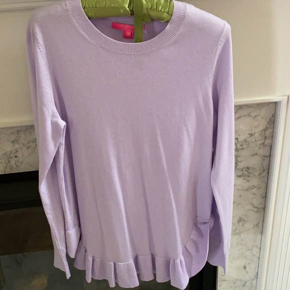 Lilly Pulitzer ESTELA RUFFLE SWEATER - Picture 7 of 8